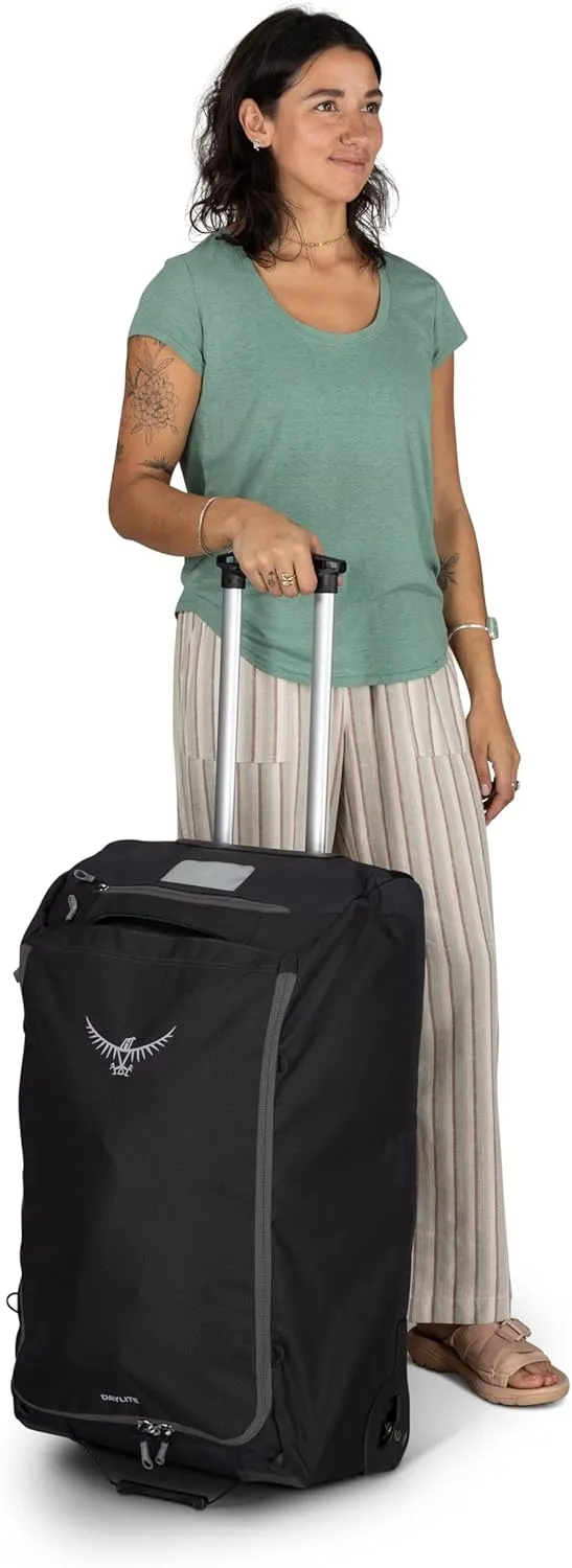 Osprey Daylite 85L Wheeled Duffel Bag, Blue Spikemoss/Alkaline