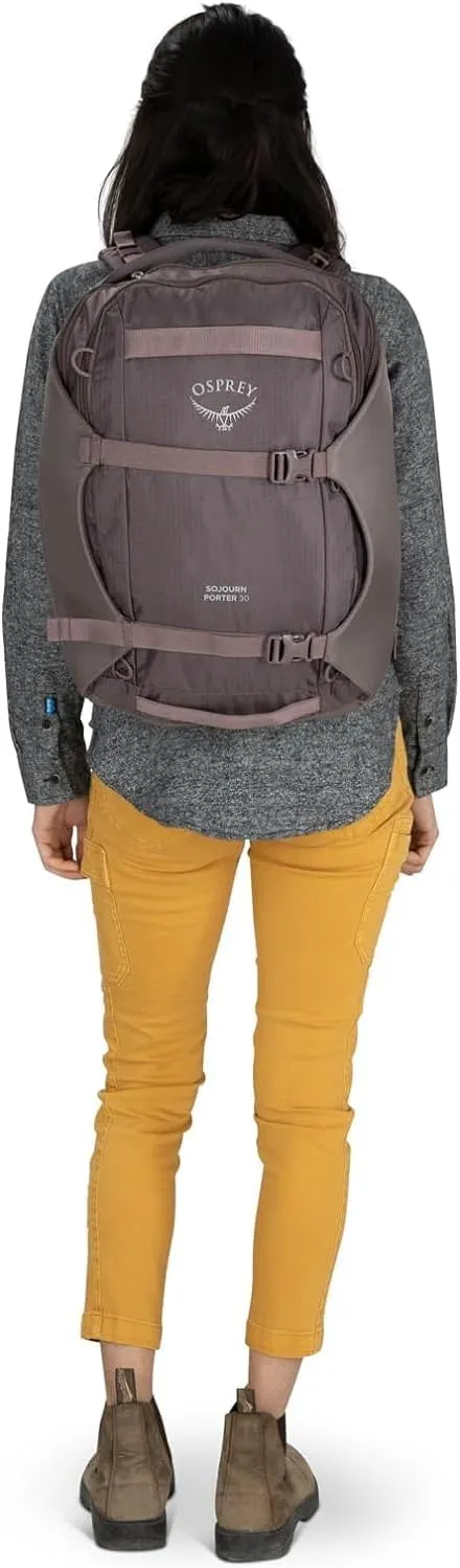 Osprey Sojourn Porter 30L Travel Backpack, Graphite Purple
