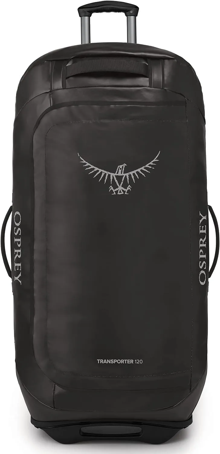 Osprey Transporter 120L Wheeled Travel Duffel Bag, Black