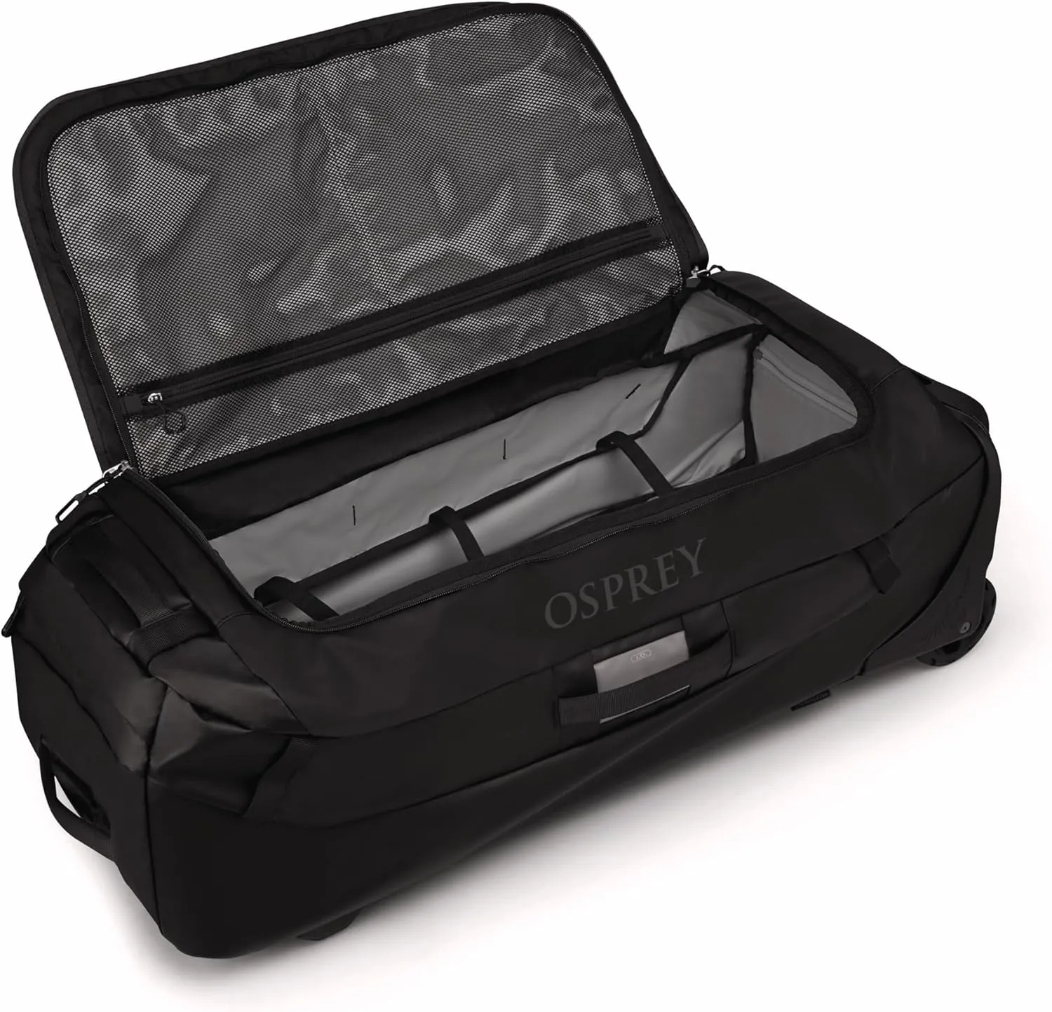 Osprey Transporter 120L Wheeled Travel Duffel Bag, Raven Black