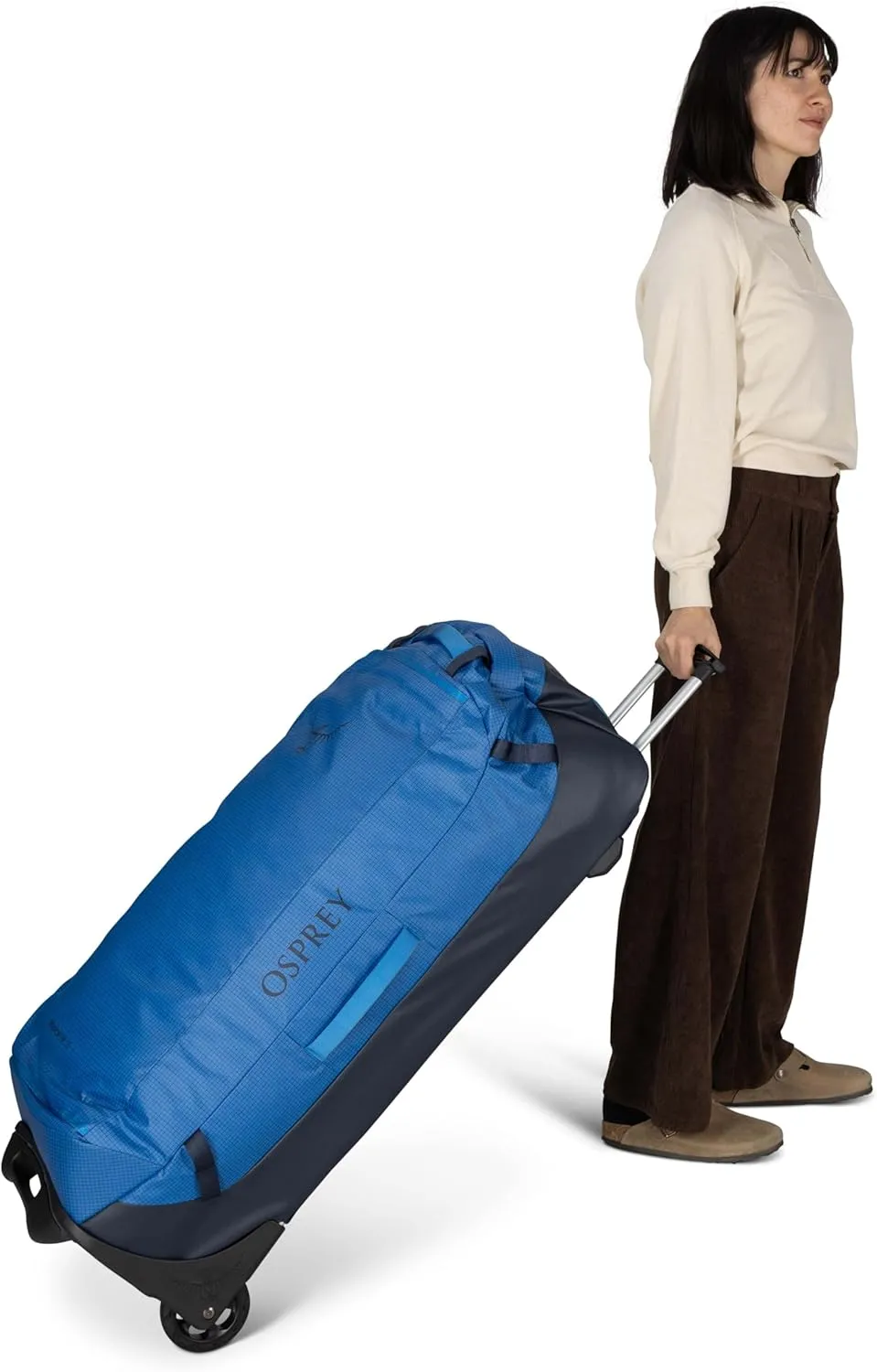 Osprey Transporter 120L Wheeled Travel Duffel Bag, Raven Black