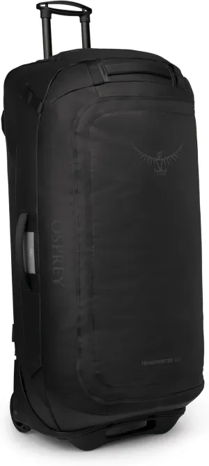 Osprey Transporter 120L Wheeled Travel Duffel Bag, Raven Black