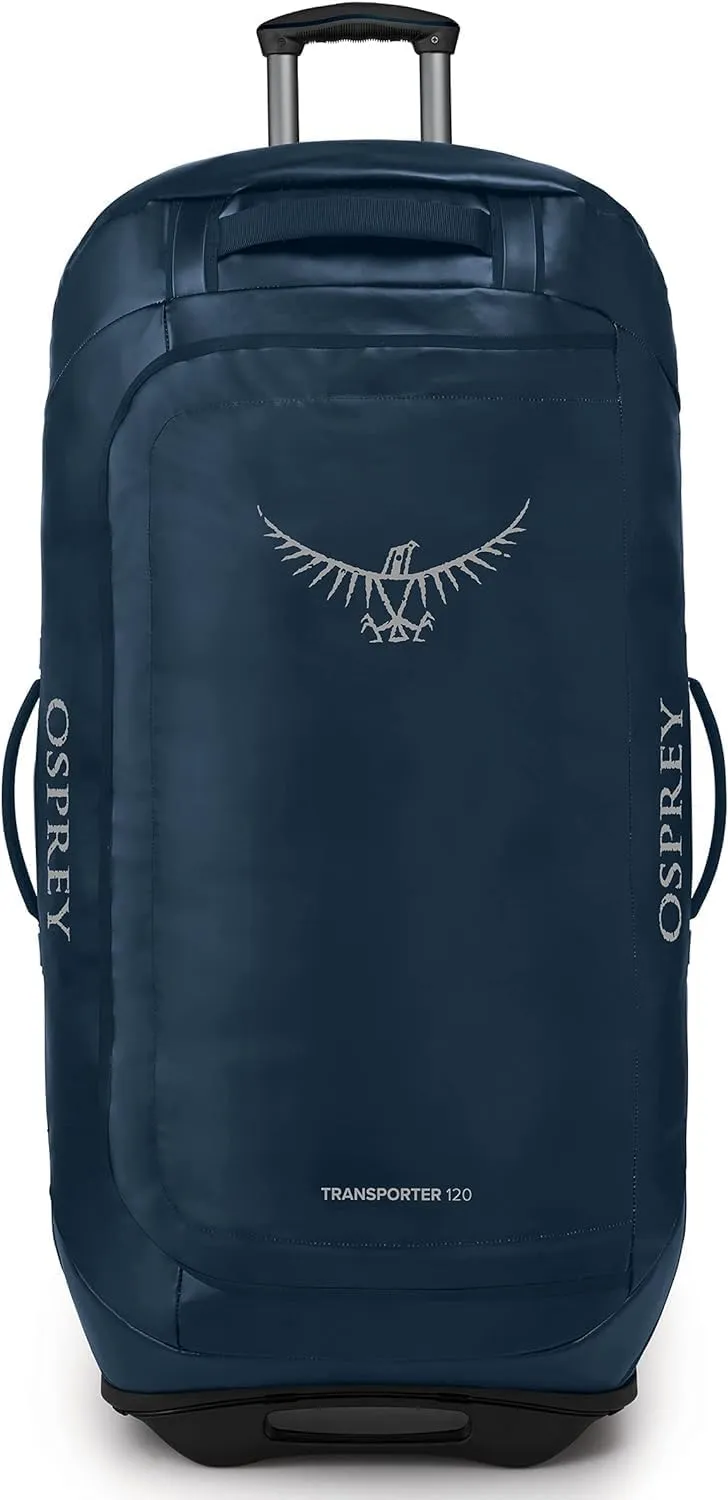 Osprey Transporter 120L Wheeled Travel Duffel Bag, Venturi Blue