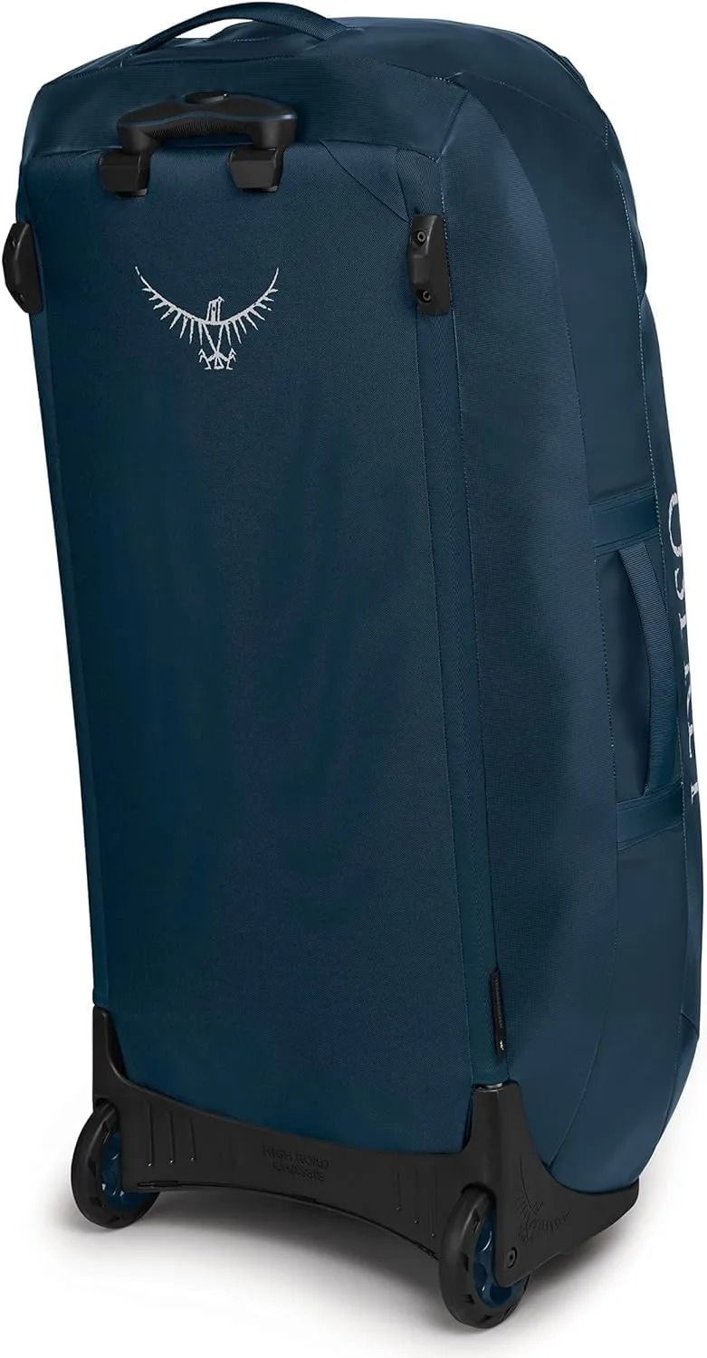 Osprey Transporter 120L Wheeled Travel Duffel Bag, Venturi Blue