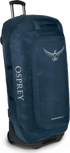 Osprey Transporter 120L Wheeled Travel Duffel Bag, Venturi Blue