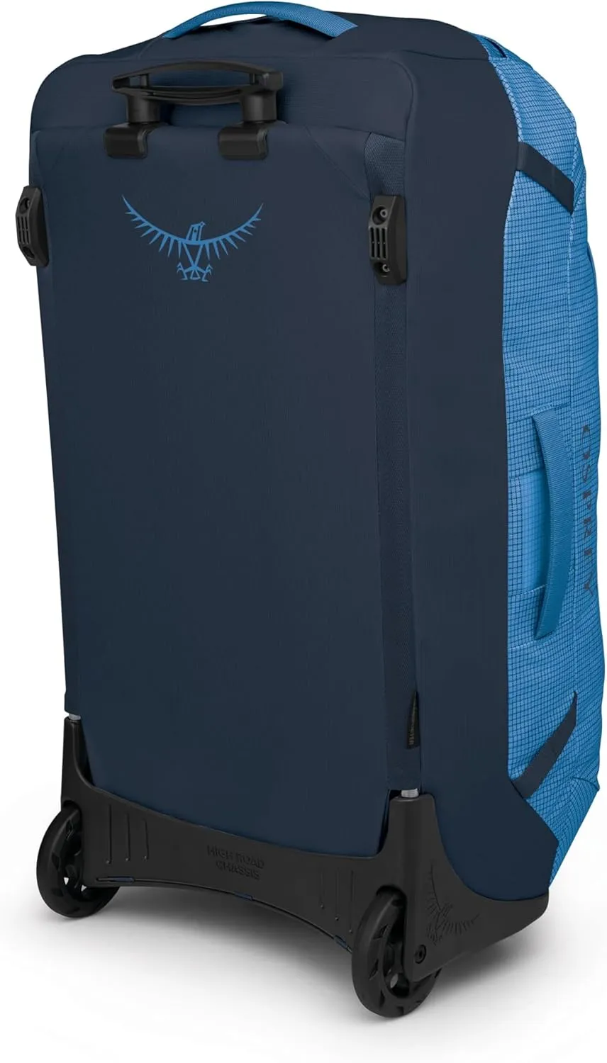 Osprey Transporter 90L Wheeled Travel Duffel Bag, Blue Flame/Nocturnal Blue
