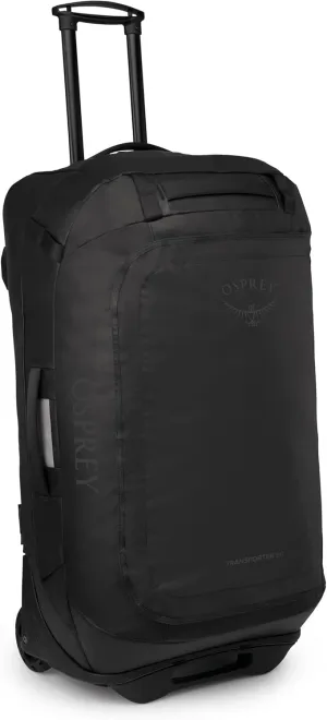 Osprey Transporter 90L Wheeled Travel Duffel Bag, Raven Black