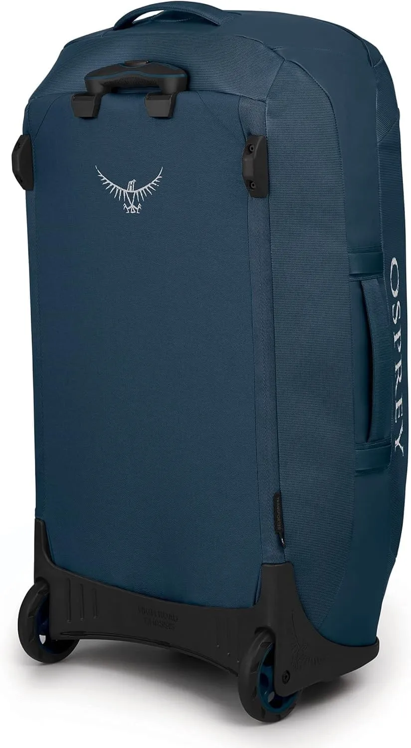 Osprey Transporter 90L Wheeled Travel Duffel Bag, Venturi Blue