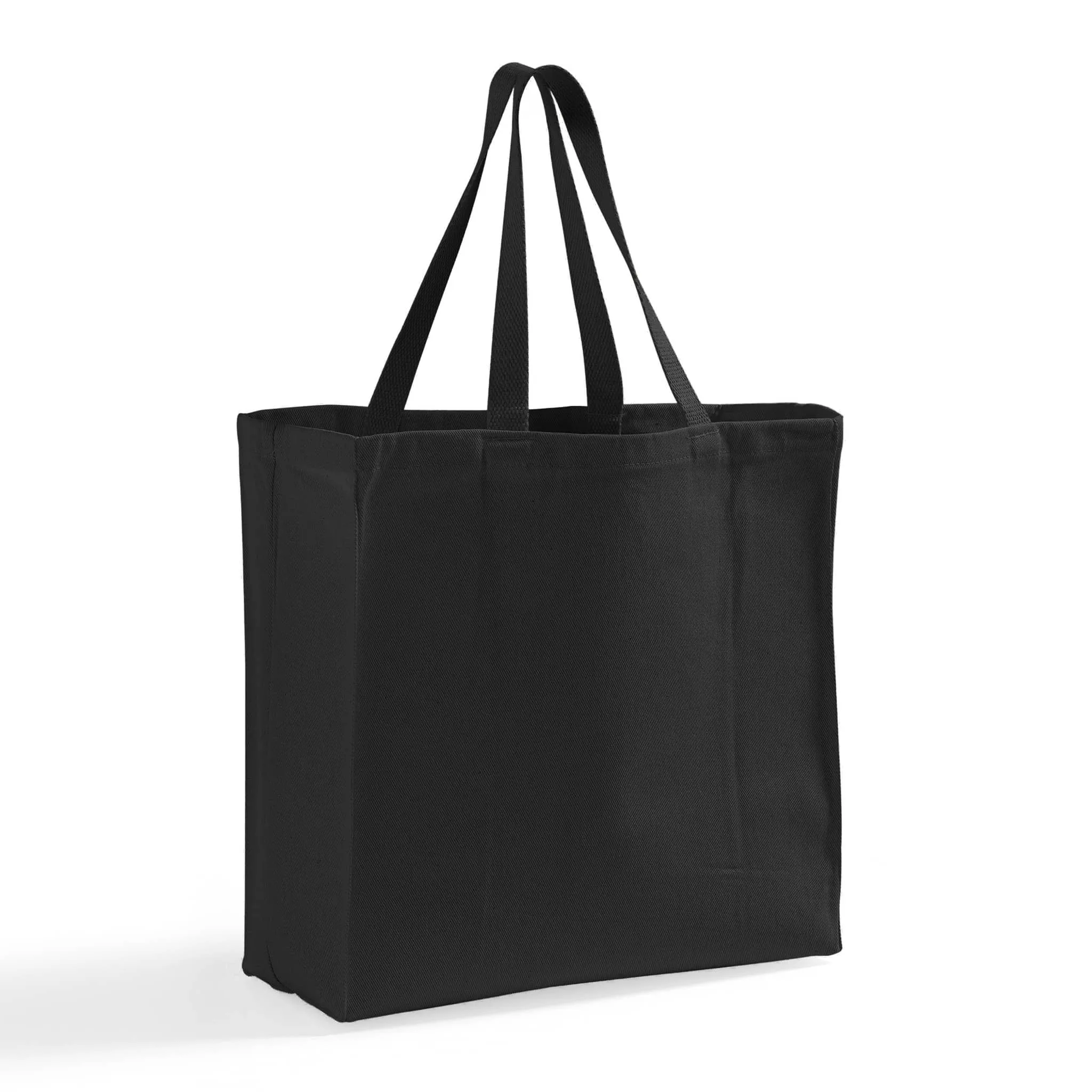 Over-the-Shoulder Cotton Twill Grocery Tote Bag - TF280