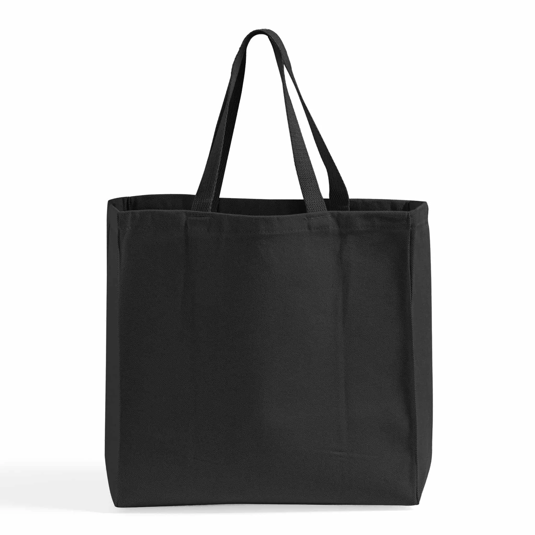 Over-the-Shoulder Cotton Twill Grocery Tote Bag - TF280