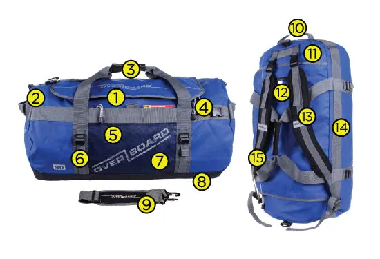 Overboard Adventure Duffel Bag 90L Ob1059 - WHITE