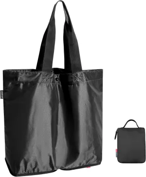 pack all 16L Lightweight Packable Tote Bag, Water Resistant Foldable Grocery Bag, Reusable Shopping Bag
