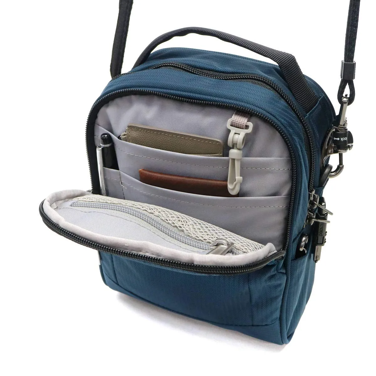 PacSafe Metrosafe LS100 3 Liter Anti Theft Crossbody/Shoulder Bag-Fits 7 inch Tablet