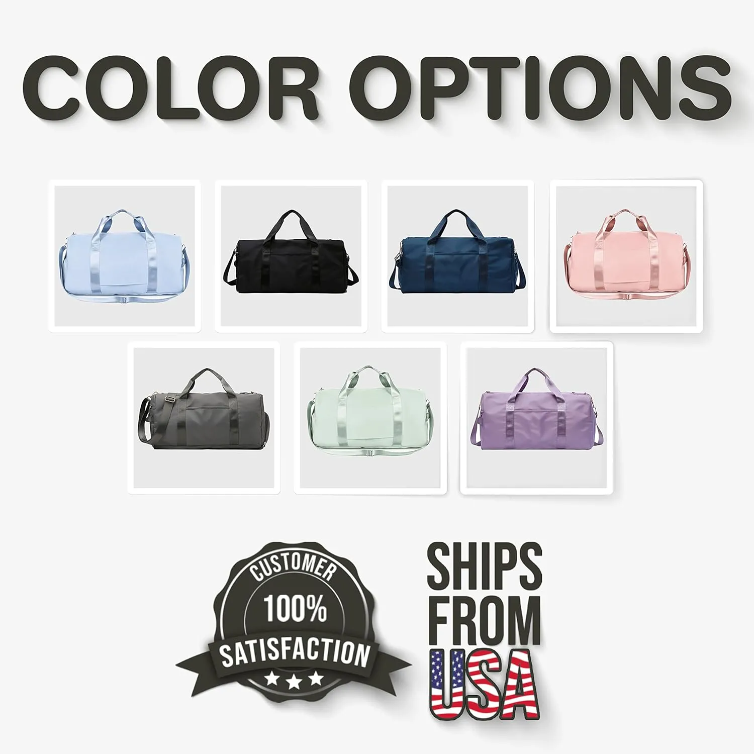 Personalized Ballet Duffle Bag for Women, Girls - Custom Duffel Bag - Different Color & Design Options - Blue