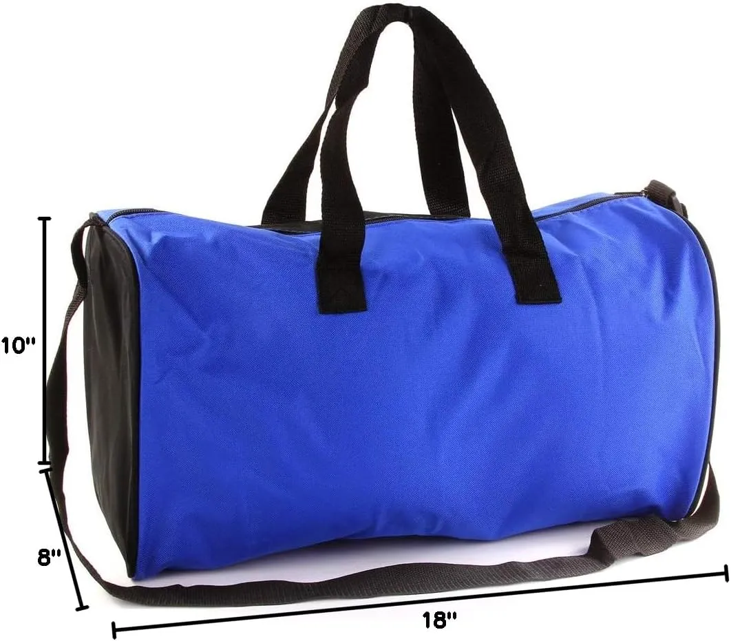 Personalized Kids 18 Inch Sport Duffel Bag With Custom Name & Text - Martial Arts Female