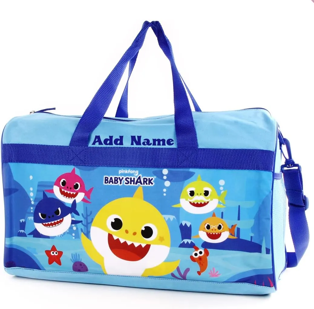 Personalized Licensed Kids Duffel Bag - Baby Shark