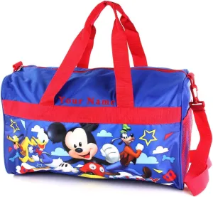 Personalized Licensed Kids Duffel Bag - Disney Mickey & Friends