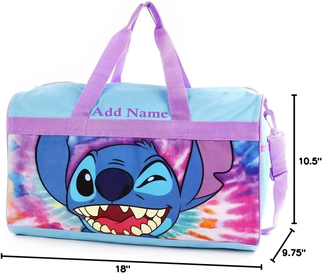 Personalized Licensed Kids Duffel Bag - Disney Stitch