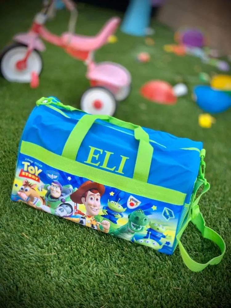 Personalized Licensed Kids Duffel Bag - TS WOODY & BUZZ