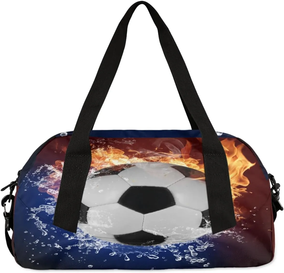 Personalized Sport Duffle Bag for Boys Girls, Custom Football Theme 1Kids Duffle Bag Gym Bag with Name, Travel Duffel Bag Overnight Weekender Bag, Customized Kids Gifts