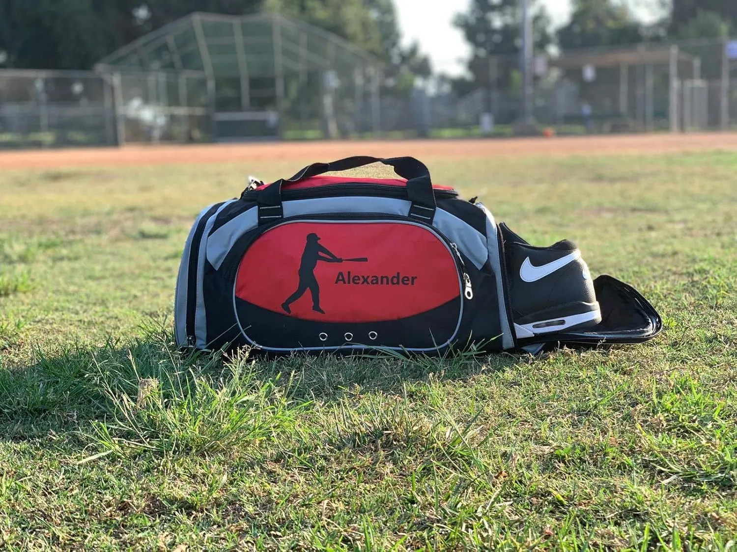 Personalized SportS Duffel Bag With Custom Name & Text - Martial Art Male