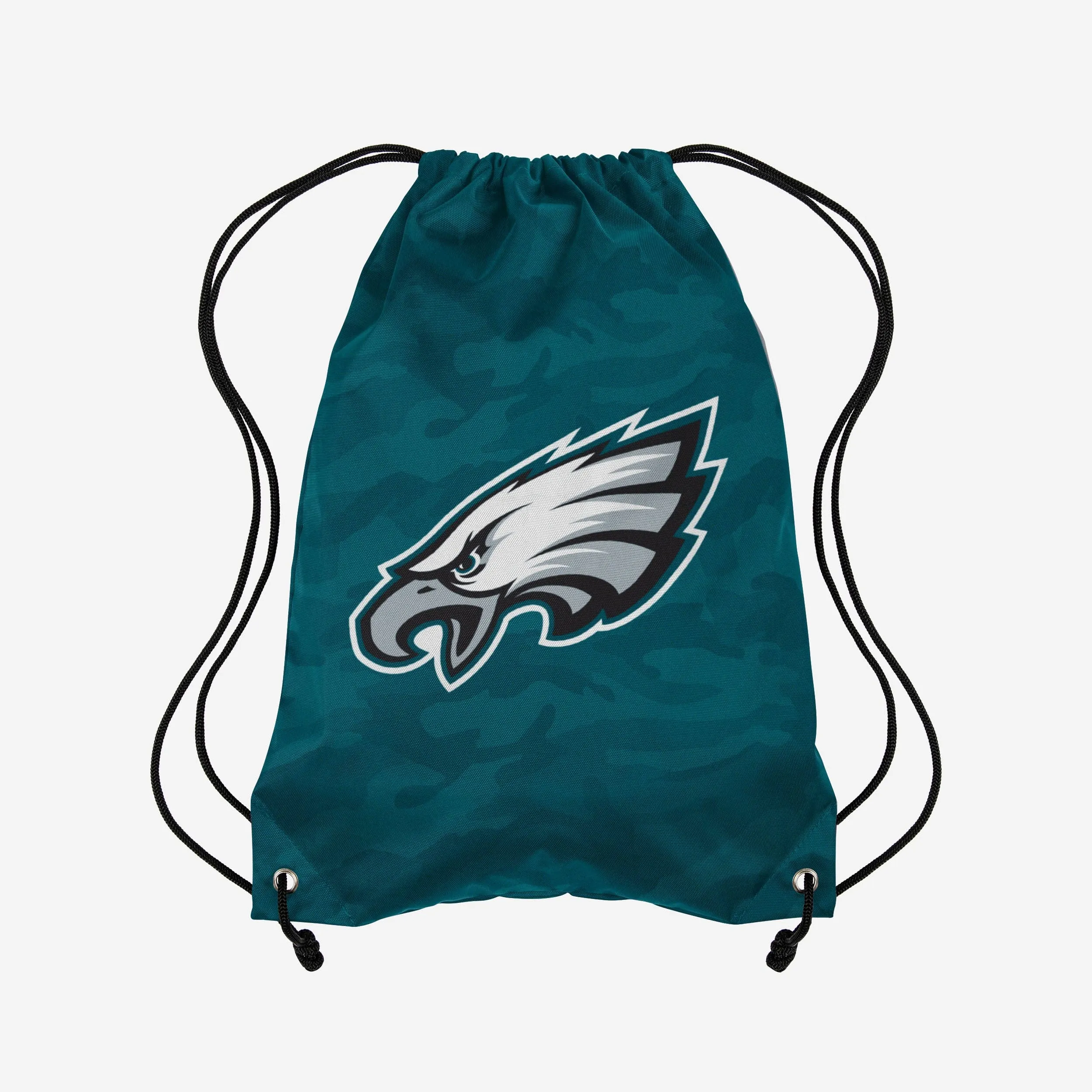 Philadelphia Eagles Big Logo Camo Drawstring Backpack