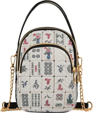 Phone Purses for Women Goats Casual Printing Shoulder Phone Purse Chain Purse for Women