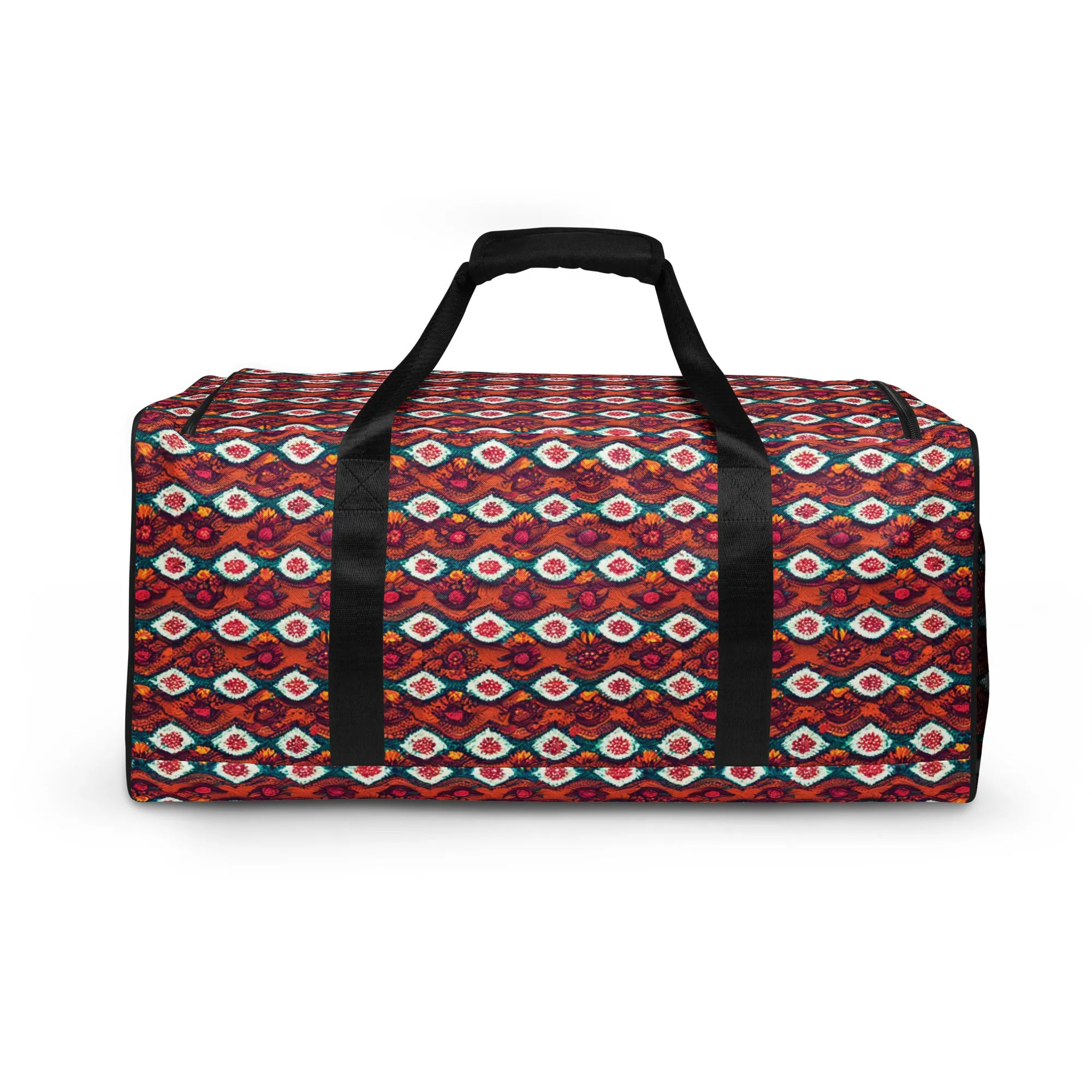 Pink and Orange Facets Duffle bag