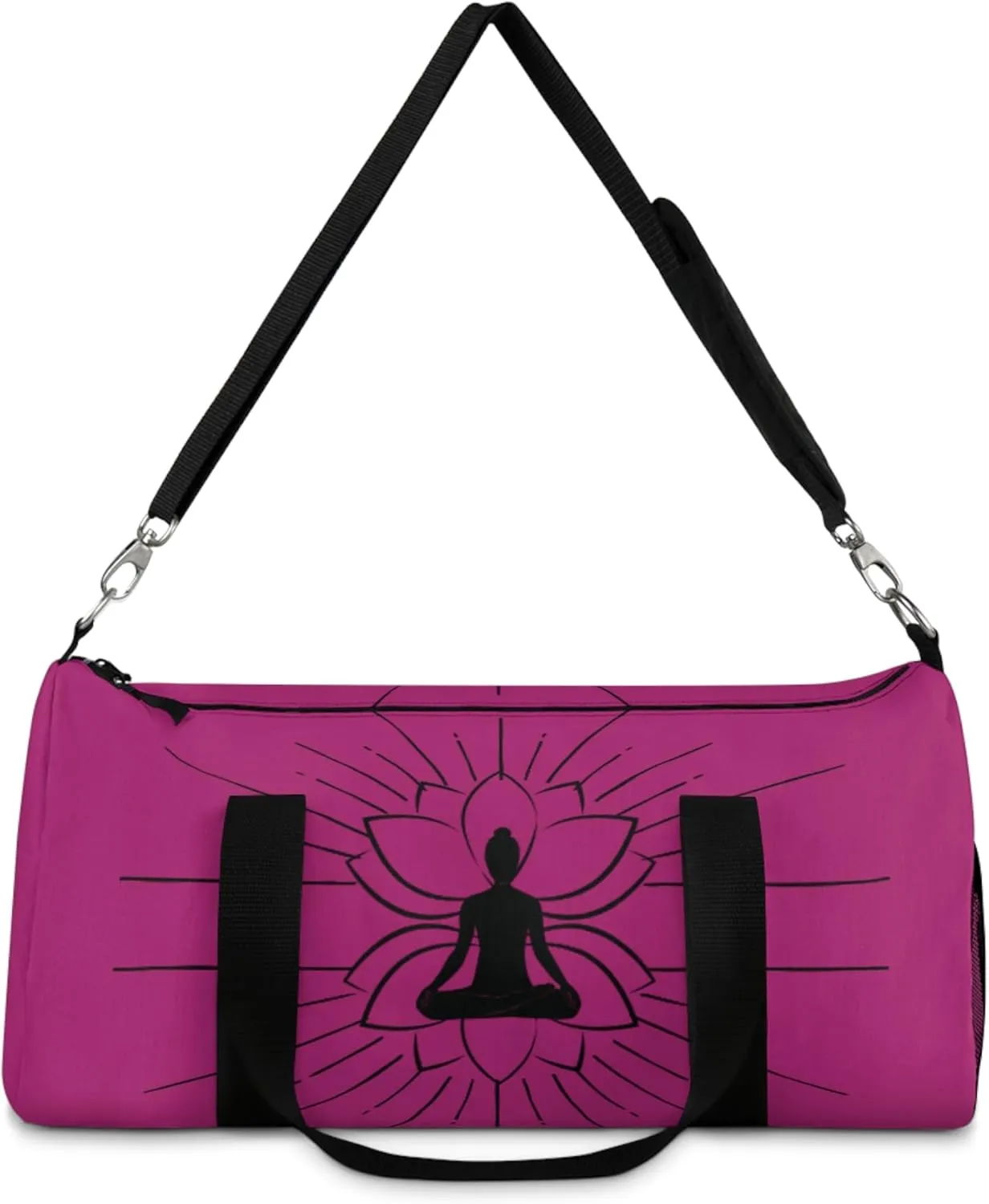 Pink Zen Girl Duffel Bag