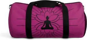 Pink Zen Girl Duffel Bag