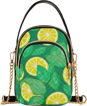 Pizza on a Green Purse with Strap Crossbody, Shoulder Handbag, Fashion Crossbody Bags for Women