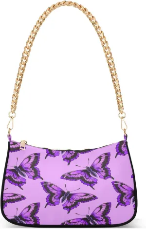 Polyester Shoulder Purses for Women,Fashion Shoulder Bag Purse Womens Crescent Crossbody Bag