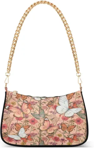 Polyester Shoulder Purses for Women,Fashion Shoulder Bag Purse Womens Crescent Crossbody Bag