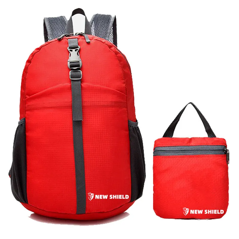 Pretty Shield Gift Folding Portable Riding Backpacks