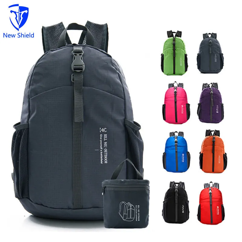 Pretty Shield Gift Folding Portable Riding Backpacks