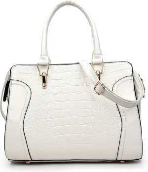 PU Leather Messenger Bags Handbags Crossbody Bags Ladies Tote Retro Alligator Pattern Women Shoulder Bags