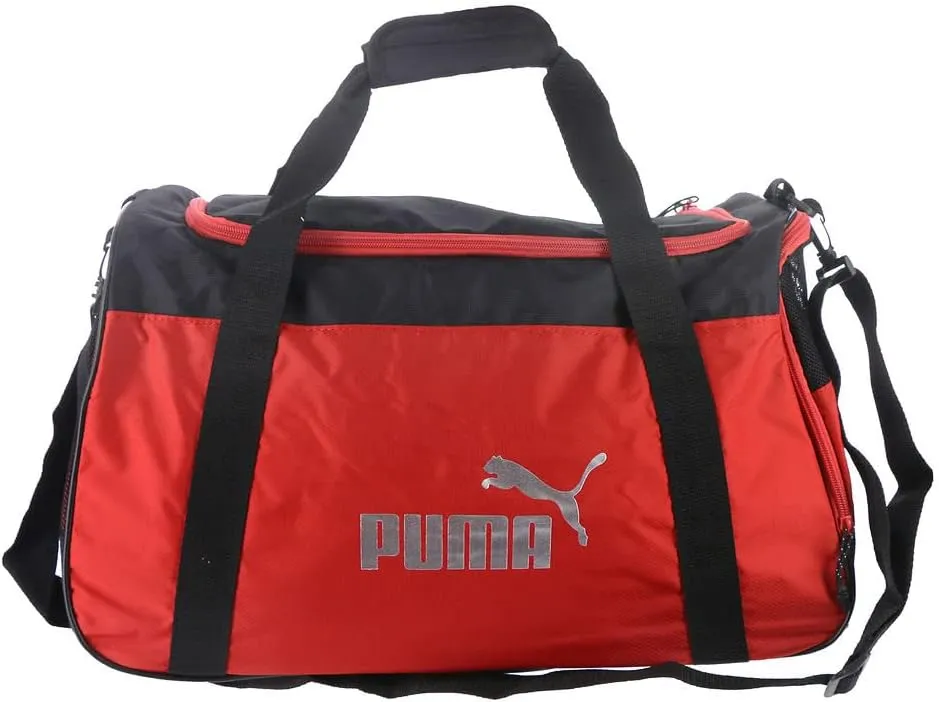 PUMAEvercat Foundation Duffel Unisex Duffel Bags RedBlack