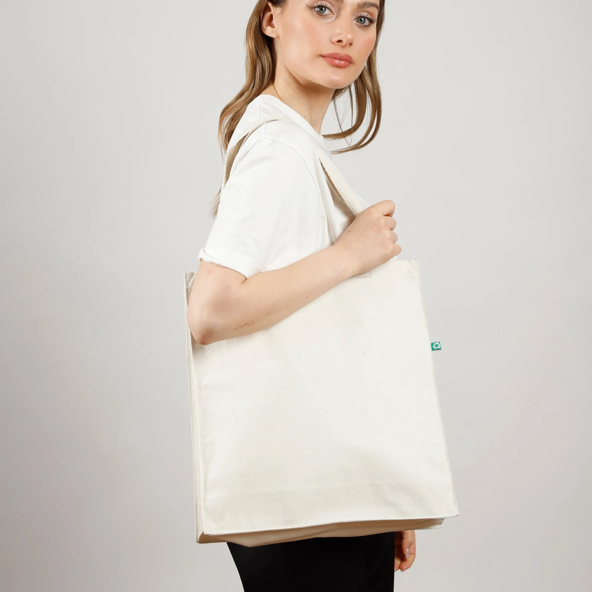 Recycled Heavy Canvas Tote with Full Gusset - RC830