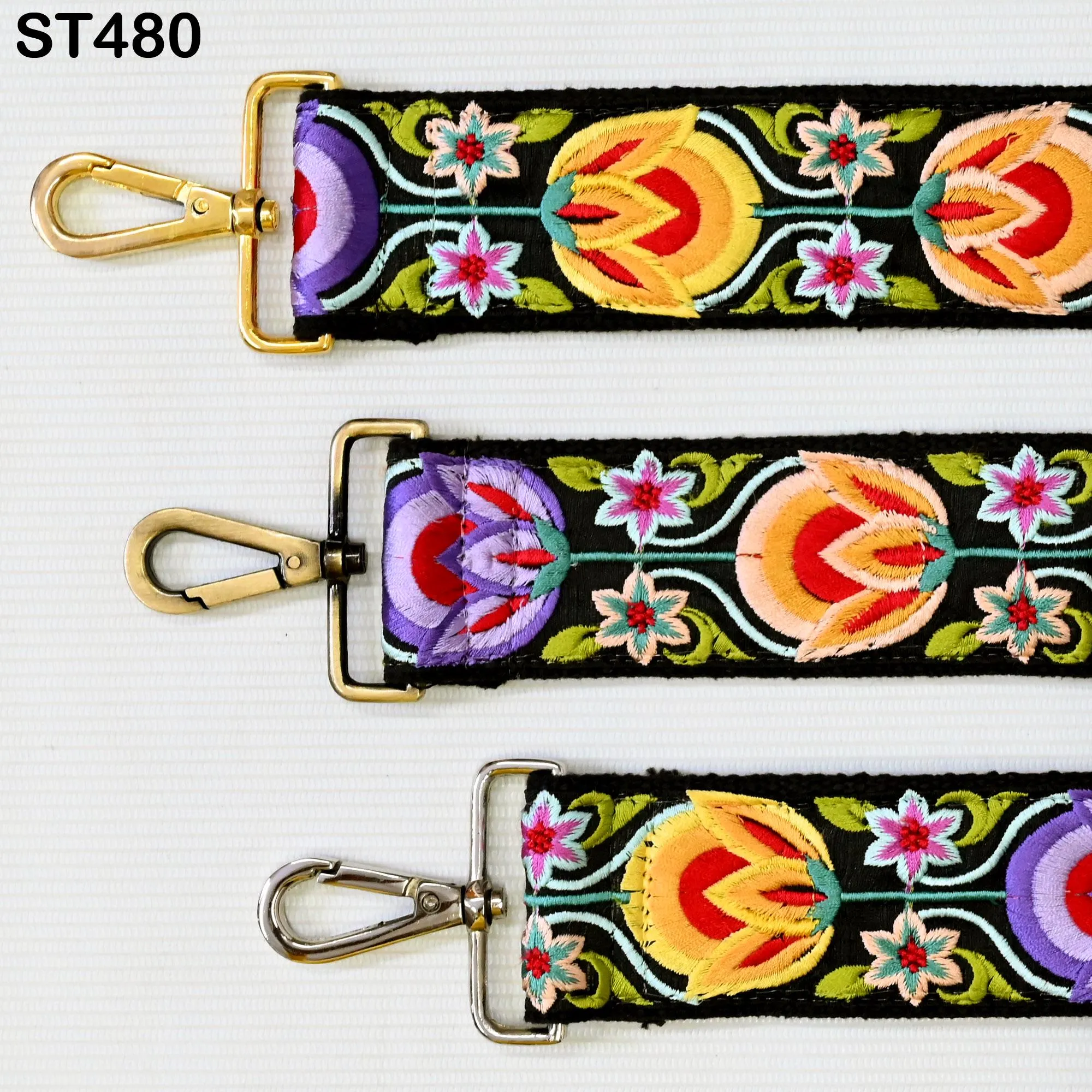 Replacement Handbag Bag Strap Gift for Holiday Season Embroidered Camera Strap Crossbody Strap for Purses Embroidery Adjustable Guitar Strap