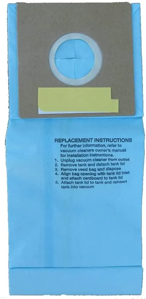Replacement Part For Bissell 3267 Allergy Vacuum Cleaner Bags Bulk lot of 2 Packs 6 Total Bags # compare to part 32671