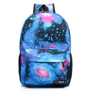 Retro Starry Sky Male Female Couple Backpacks