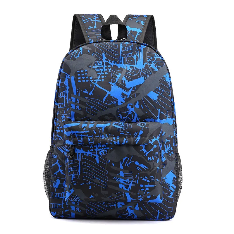 Retro Starry Sky Male Female Couple Backpacks