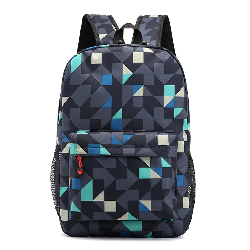 Retro Starry Sky Male Female Couple Backpacks