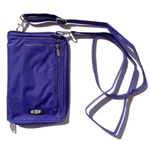 RFID Blocking Cambridge Crossbody Phone Wallet Purple