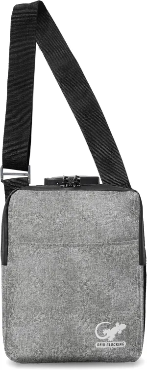 RFID Blocking Sling Bag Crossbody Bag Men & Women - Faraday Bag, Anti-Tracking GPS Block Protect Cell Phone tablet & laptop