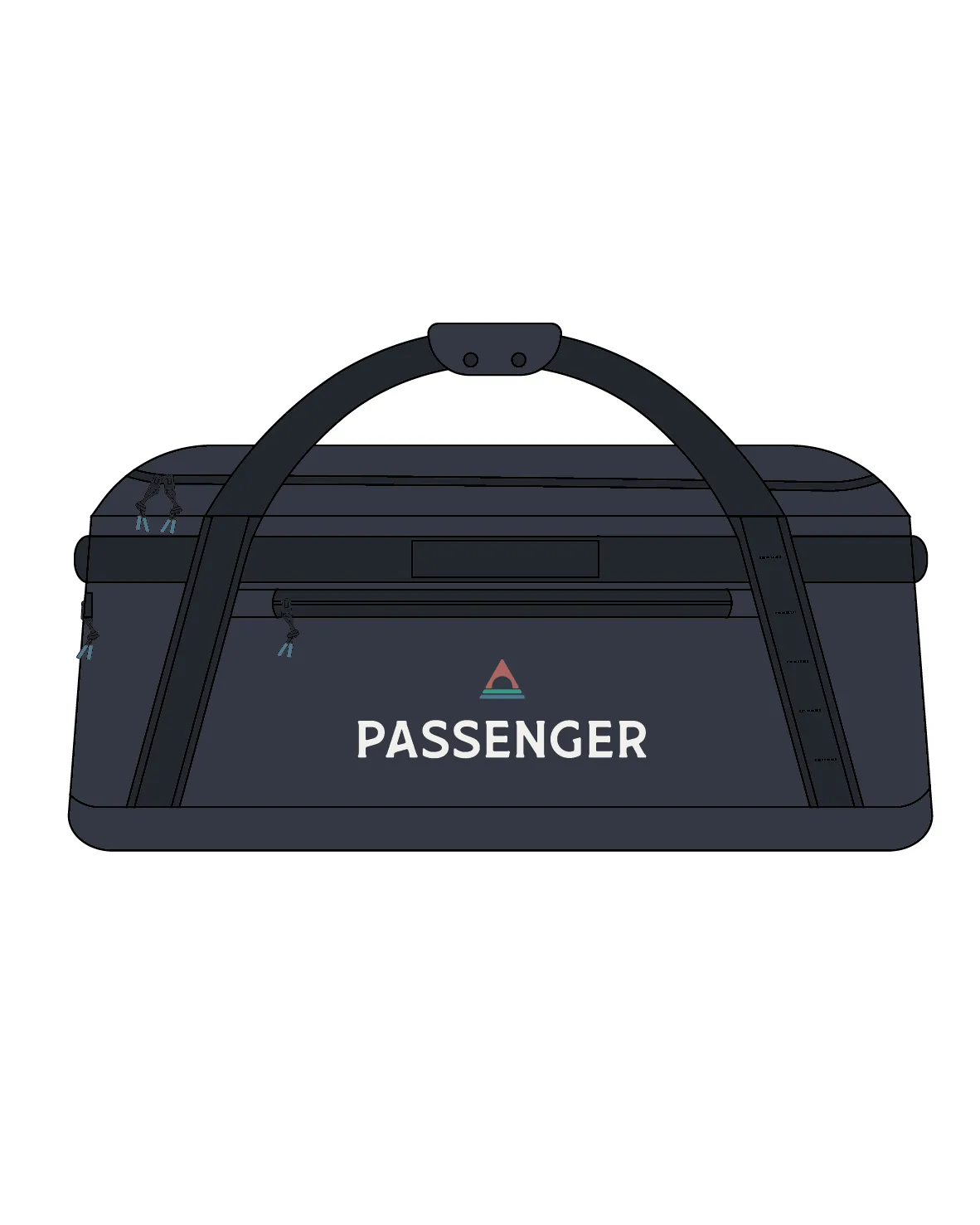 Roamer Recycled 40L Duffel Bag - Phantom Black