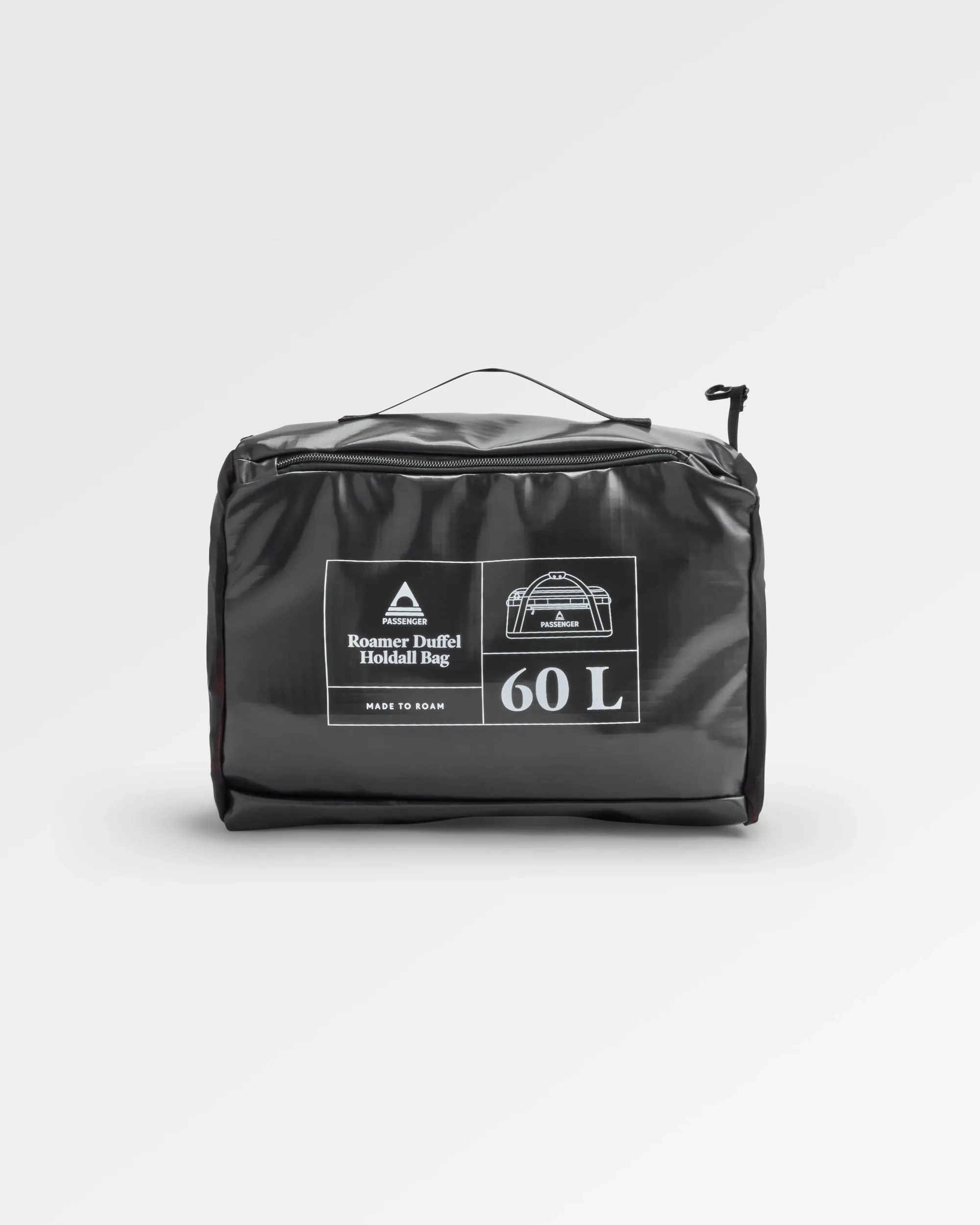 Roamer Recycled 60L Duffel Bag - Phantom Black