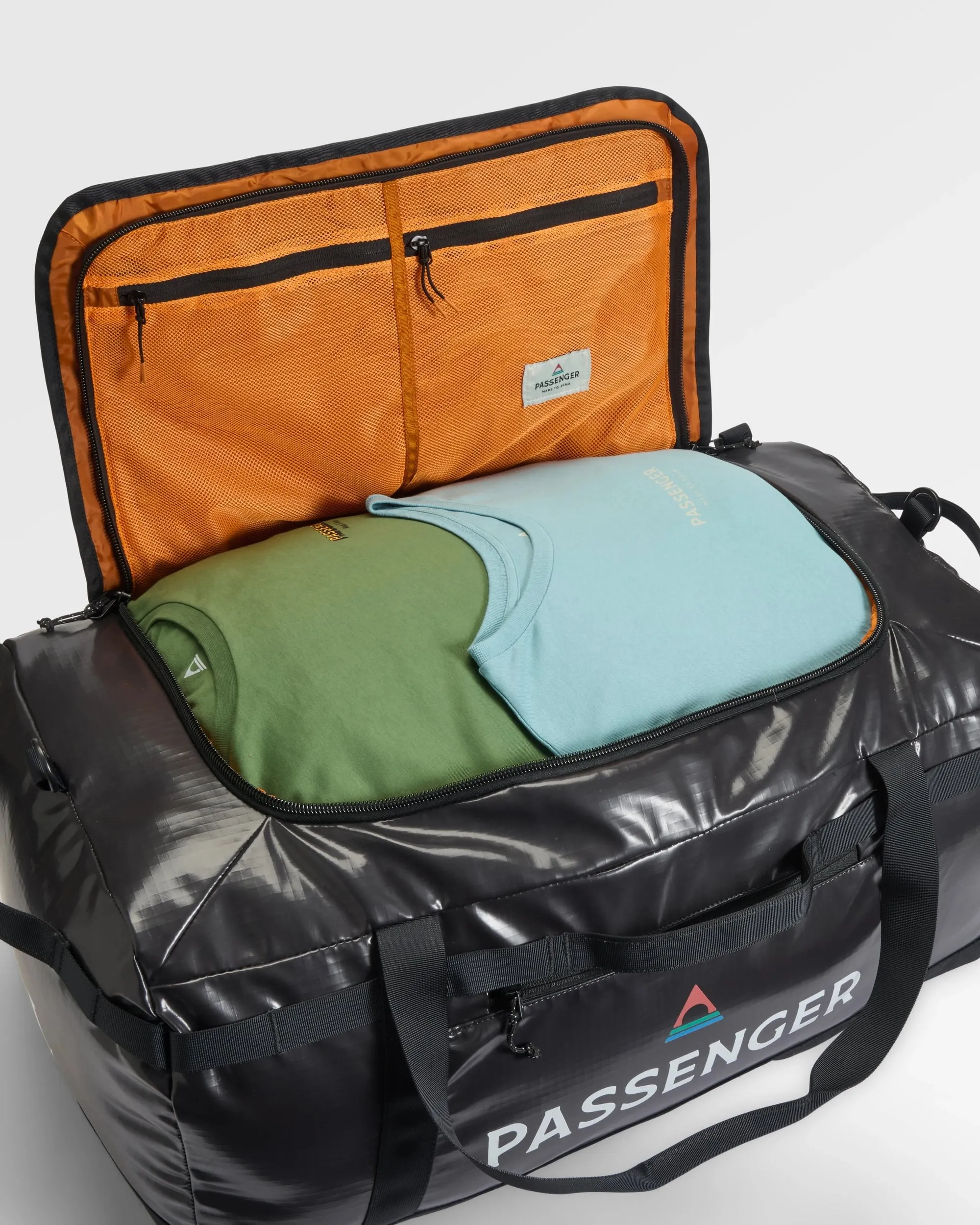Roamer Recycled 80L Duffel Bag - Phantom Black