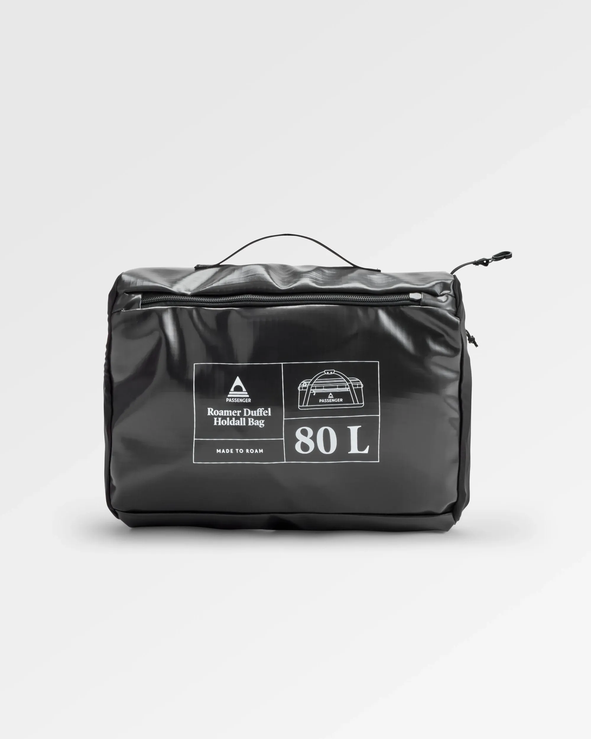 Roamer Recycled 80L Duffel Bag - Phantom Black