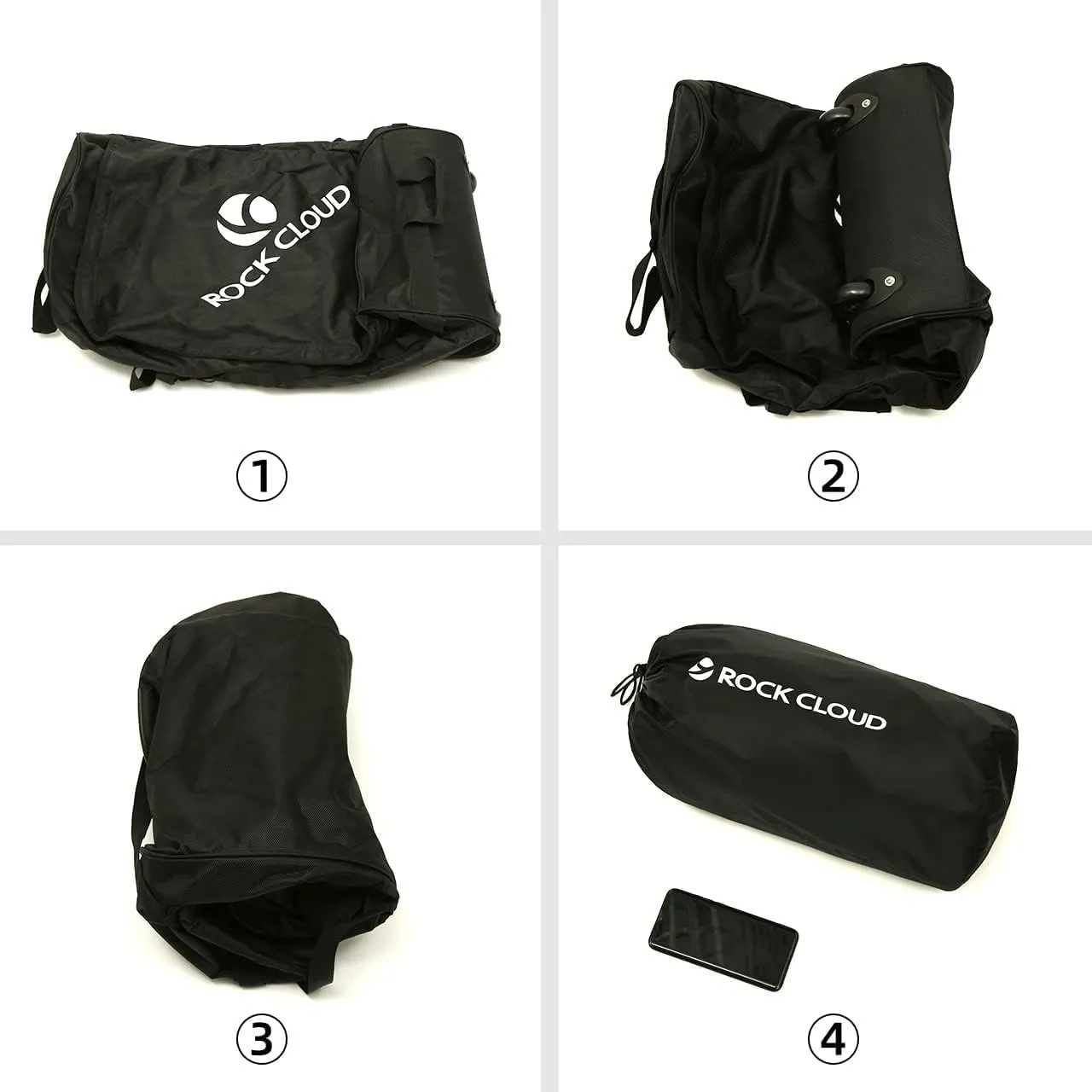 Rock Cloud Foldable Wheeled Duffel Bag with Wheels 110L Rolling Duffle Bag Packable 28 inch for Travel Camping Sports